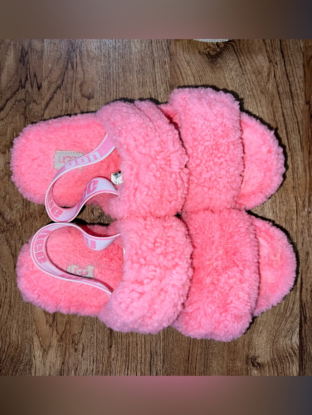 UGG Pink Fluff Yeah Slide Slippers